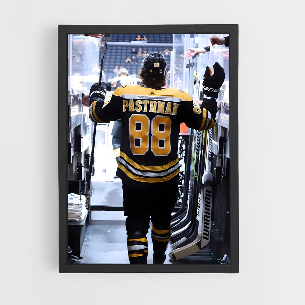 Poster La Sortie du Vestiaire – affiche Hockey sur glace (vue 2)